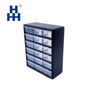 high quality plastic tool case with 39 drawers